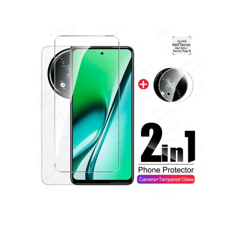 Protective glass for Itel S24 / Tecno Pop 8