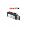 USB key - Sandisk Ultra - 128 GB - 2 outputs - USB A and USB Type-C for Smartphone, tablet, MAC and PC