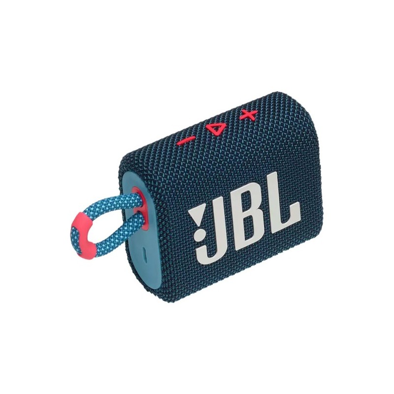 JBL Go 3 waterproof Bluetooth speaker with heavy, intense bass
